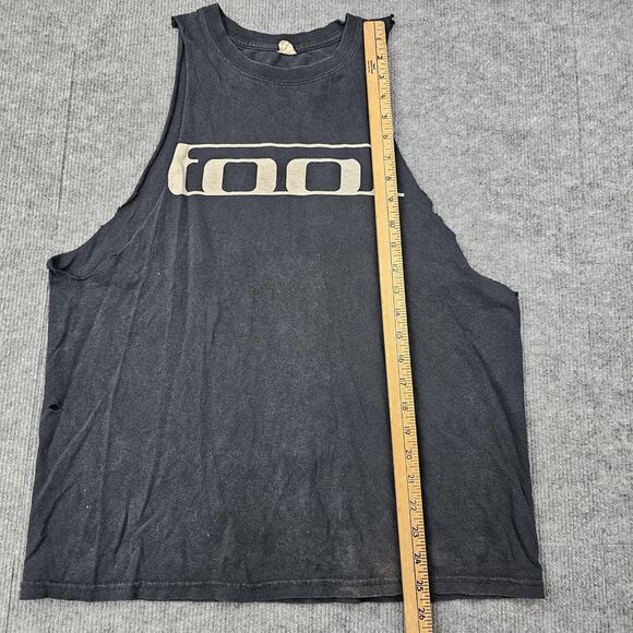 Tool Shirt Mens Large Black Cutoff Tank Sleeveless Rock 2009 Wrench Y2K Undertow - Picture 3 of 6